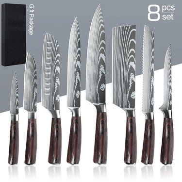 Premium Japanese Chef Knife Set - 10PCS - InspiredGrabs.com